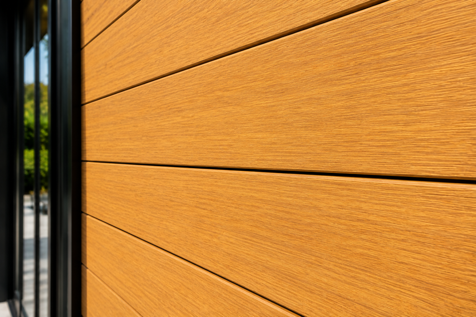 Composite WPC Cladding pour façade TEAK 