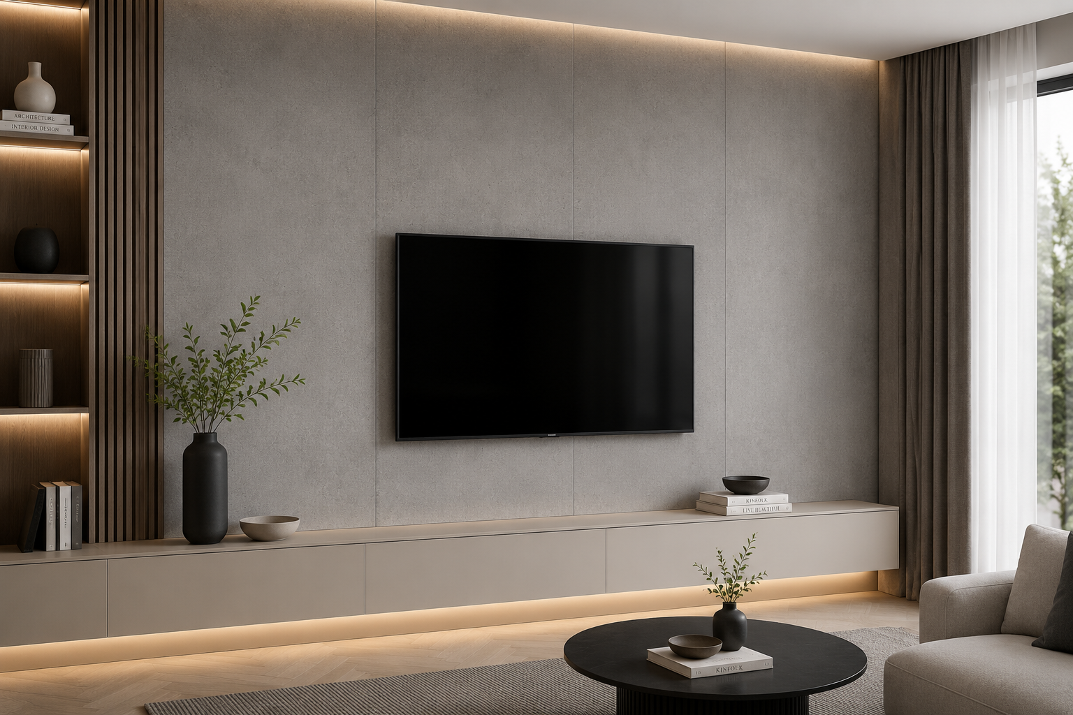 Panneau Spc effet béton 801