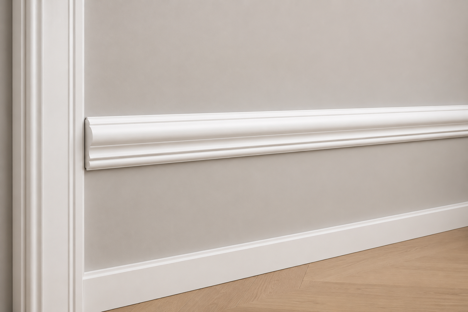 Moulure en polystyrène S (2cm Sur 240cm)