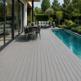 Composite terrasse Dark Grey texturée