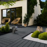 Composite gris foncé