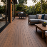 Composite terrasse Noyer texturée