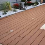Composite terrasse Noyer texturée