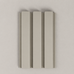 Bardage en mdf super matt beige