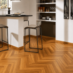 Parquet massif iroko chevron