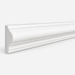 Moulure en polystyrène Bombée 4cm Sur 240cm